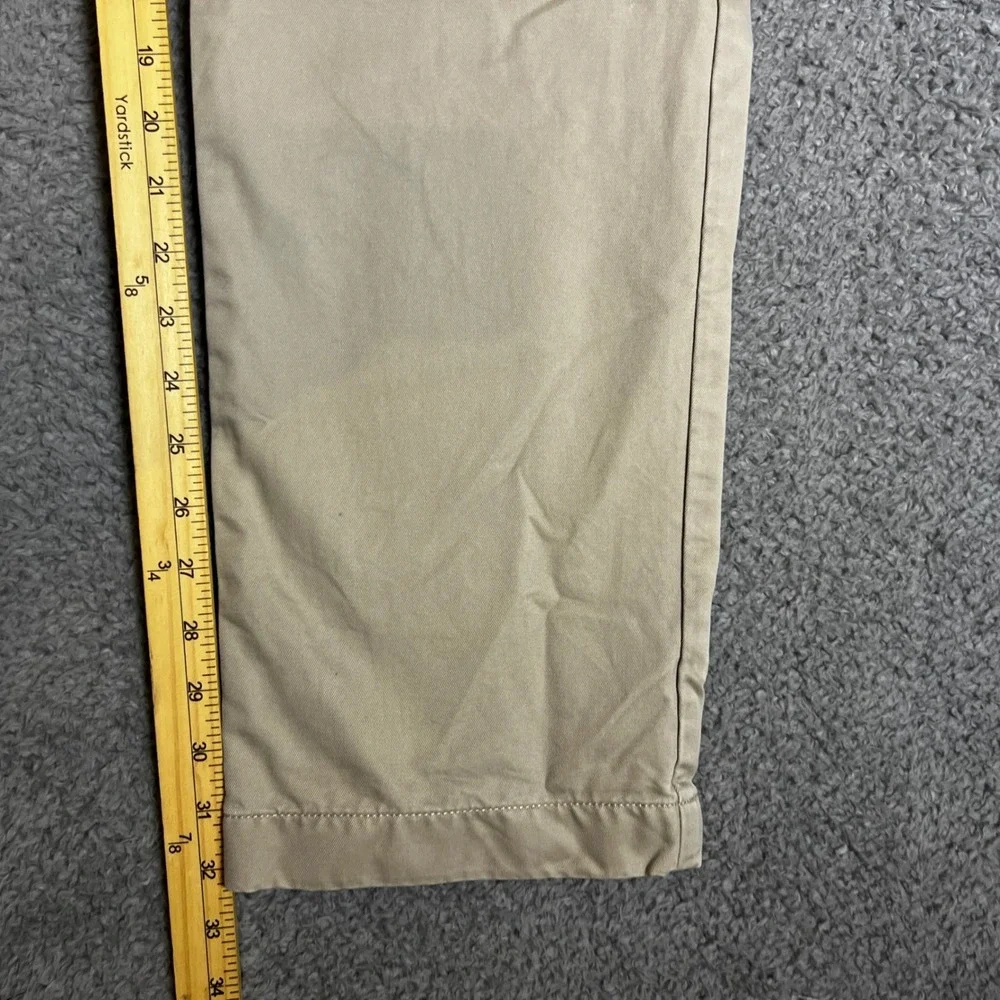 J Crew Chino Pants Mens 35x32 Broken In Khaki‎ Chino Cotton Casual Formal 1040